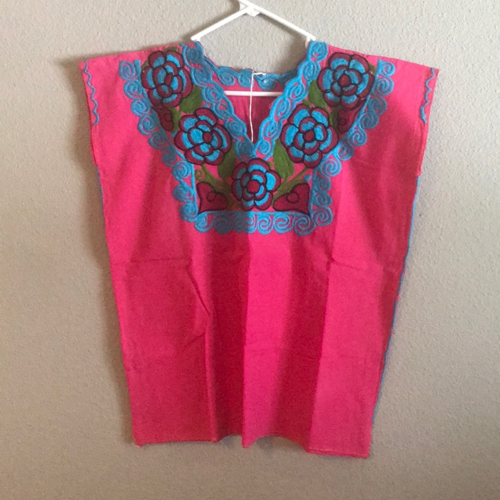 Oaxacan Manta Mexican Sleeveless Top